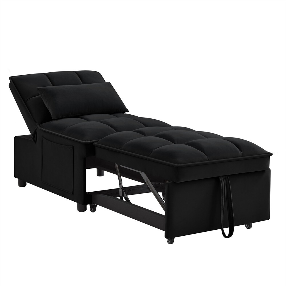 Convertible Sofa Bed 4in1 Multi-Function Folding Recliner Sleeper Sofa Chairs