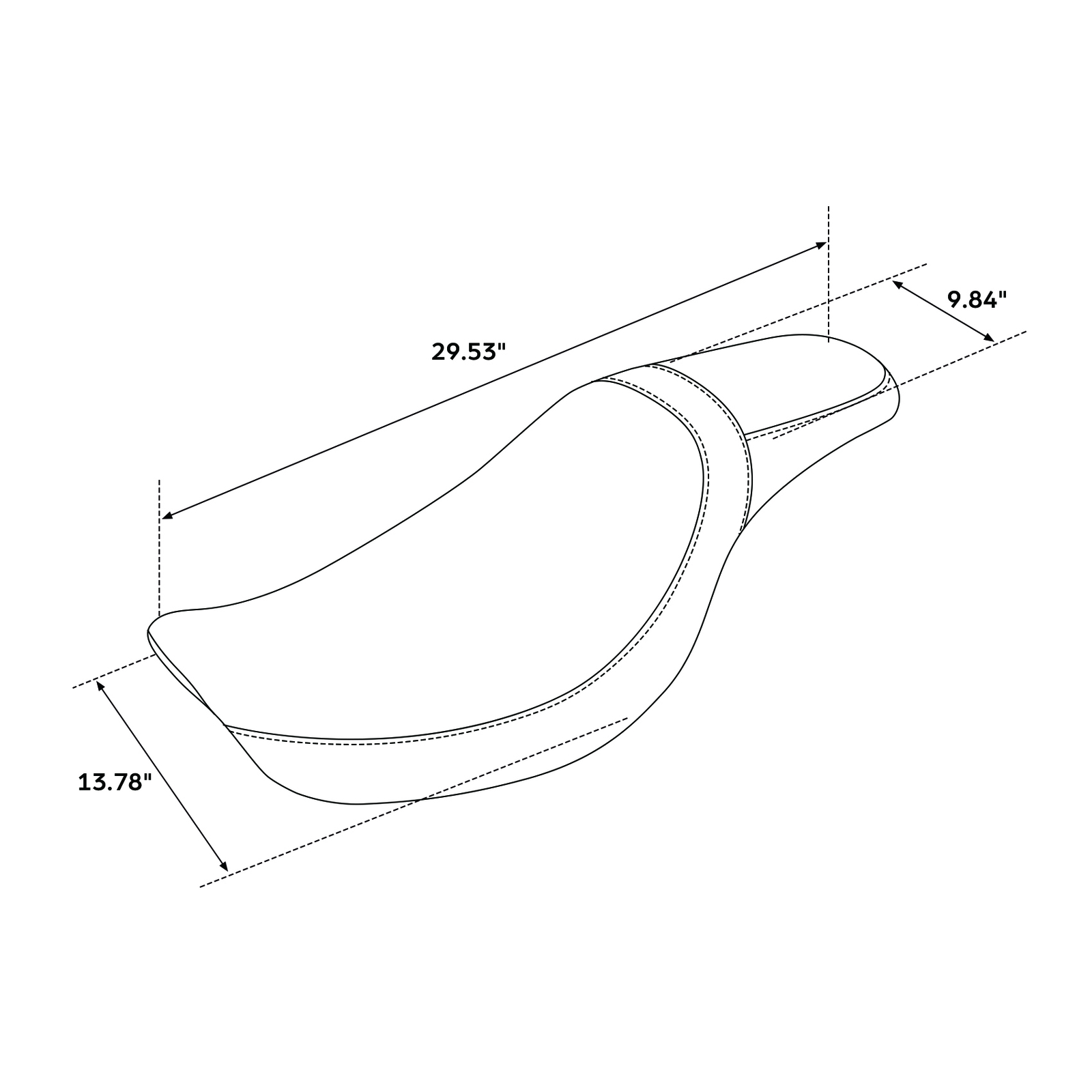 Fit For Harley Davidson Dyna Wide Glide 2006-2017 Front Rear Seat Saddle