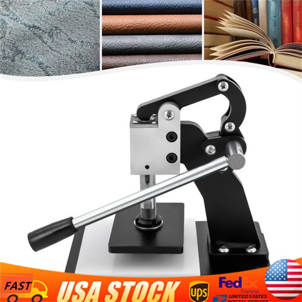 Black Hand Leather Mold Stamping Machine Manual Leather Mold Die Cutting Machine