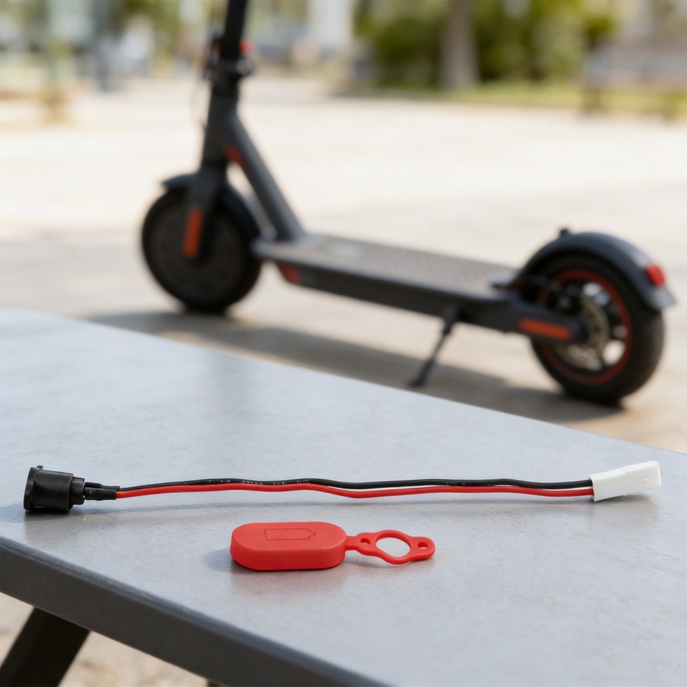 Electric Scooter Charging Port Efficient Charging Ability Flexible Usage