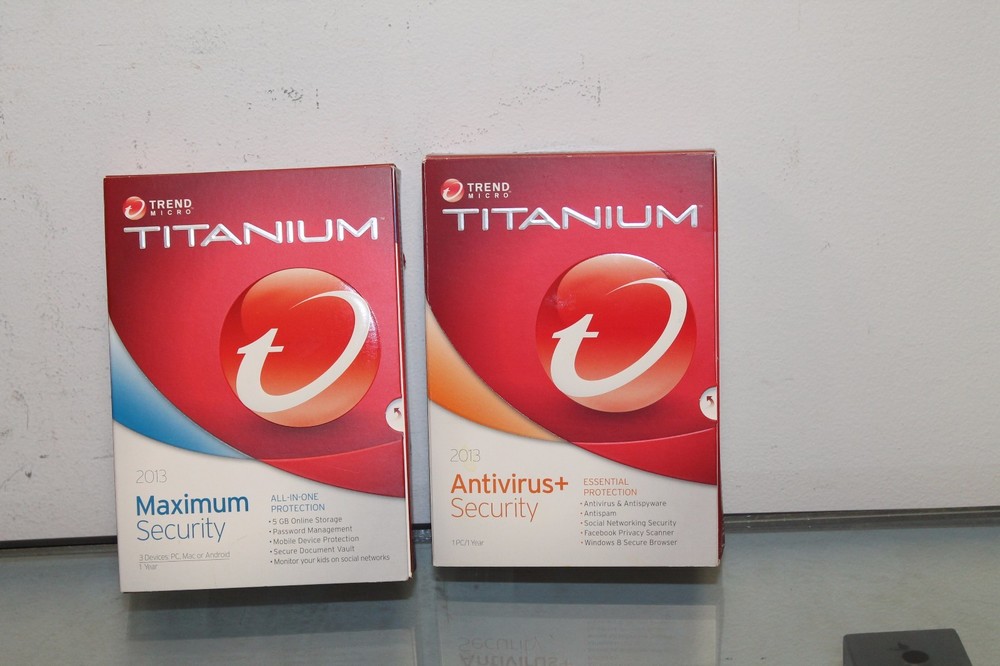 Trend Micro Titanium Maximum Antivirus Security 2013