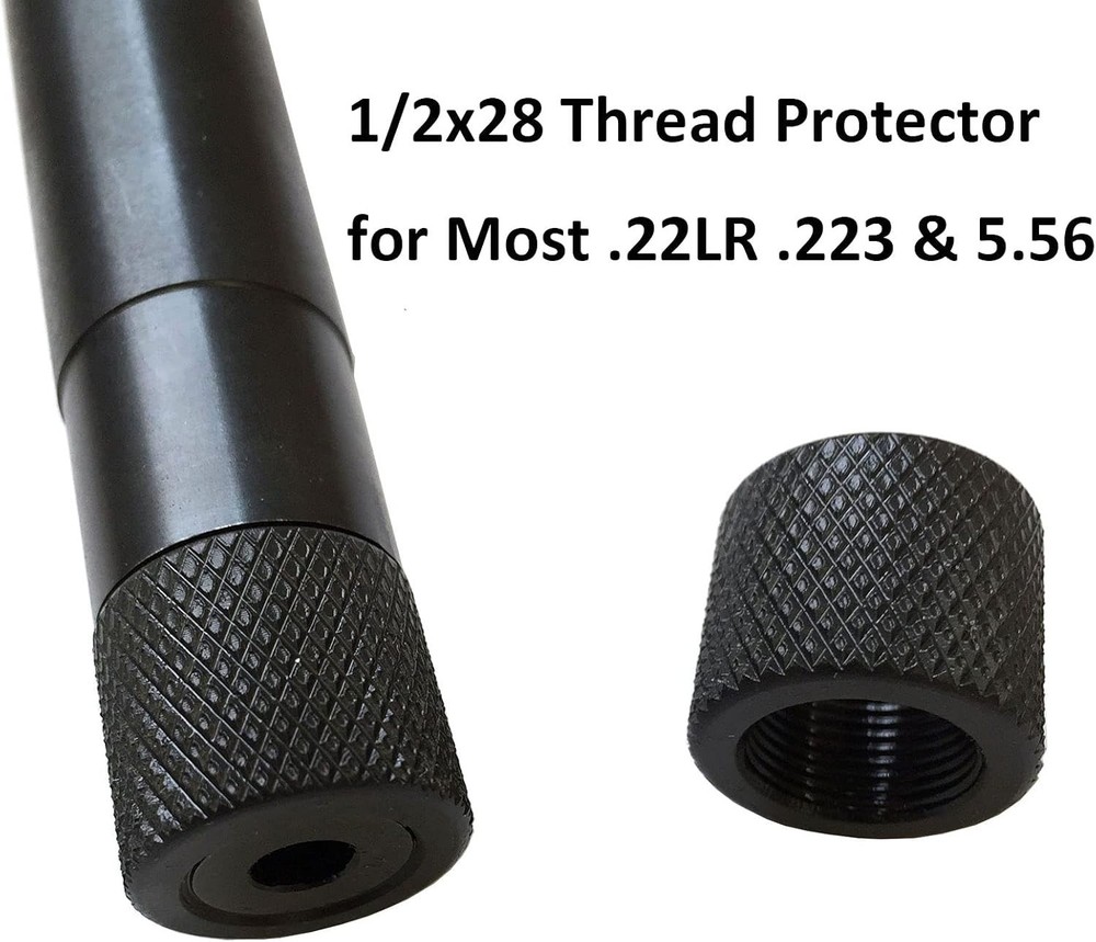 Thread Protector 1/2 x 28 for .22LR .223 & 5.56 2 Pack