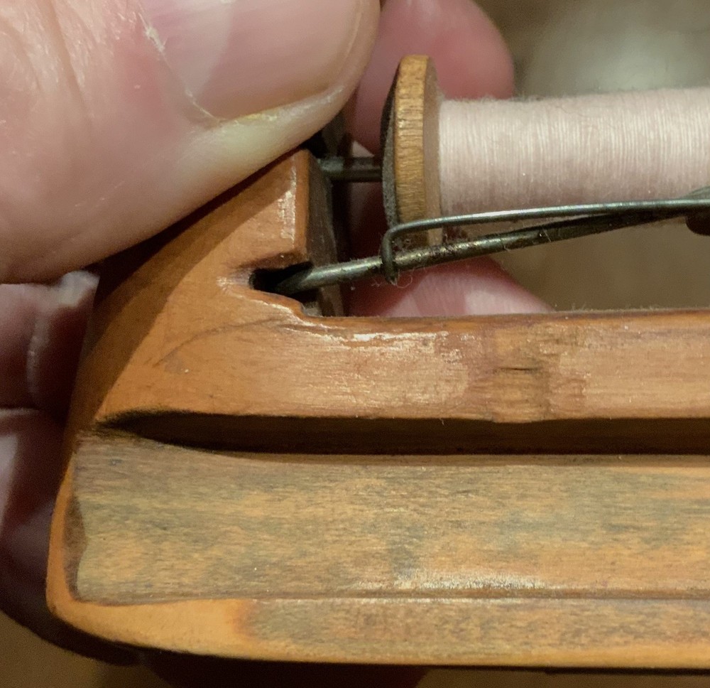Antique Wood Weaving Shuttle