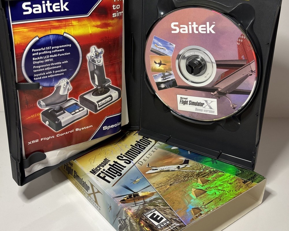 Microsoft 2006 Flight Simulator X Deluxe Edition PC Game Windows