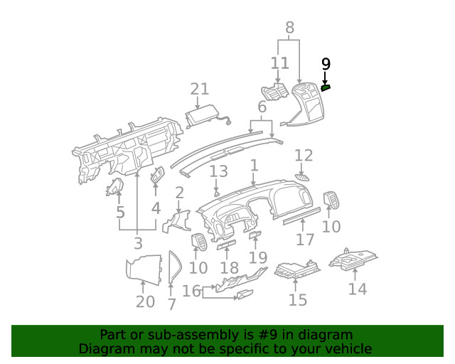 Genuine GM Lower Panel 25787787