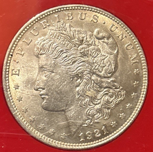 US 1921 Morgan Silver Dollar Coin
