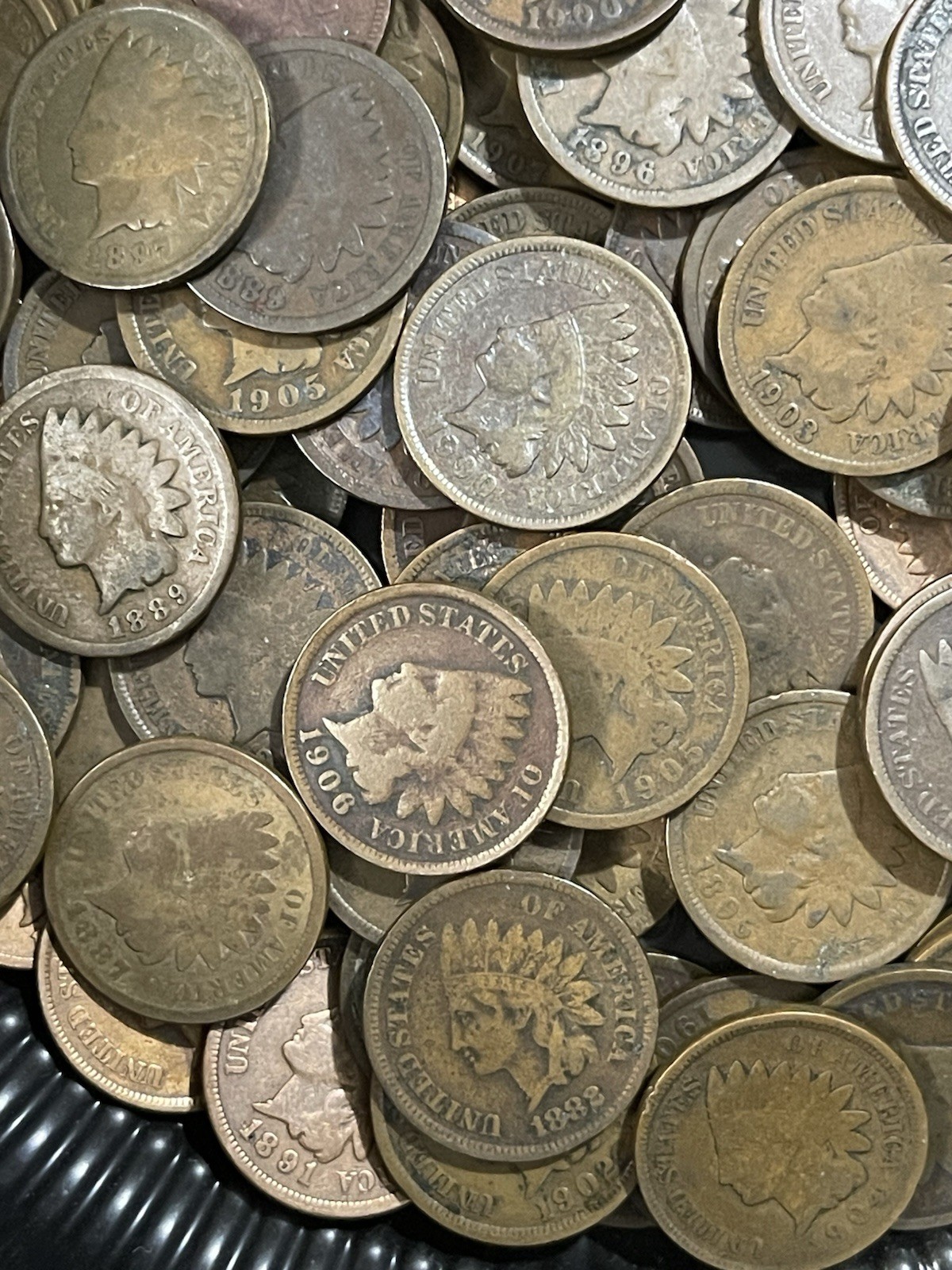 Indian Head Penny Roll of 50 ALL Indian Head Cents Lot of 50 FULL ROLL