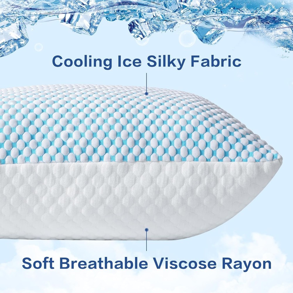 Firm Pillow Compressed Memory Foam (Adjustable Firmness)