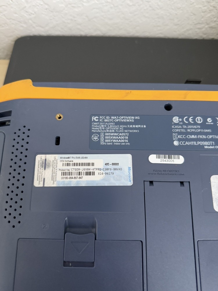 Fluke Networks Optiview XG Network Analyzer Tablet - Free Shipping