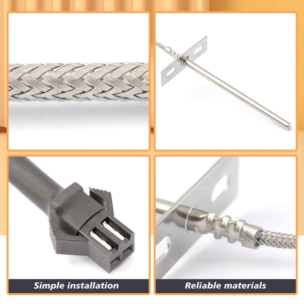 Mhrxusd 5601-0109 Temperature Probe Compatible with 5601-0109, silver