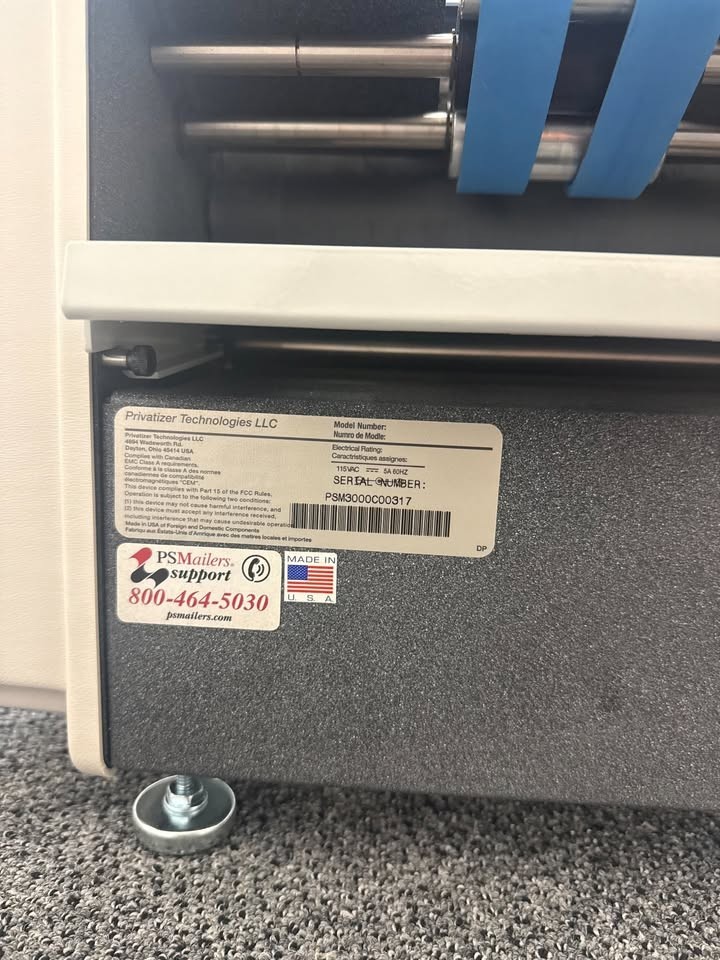 PSM3000c Pressure Sealer/Folder