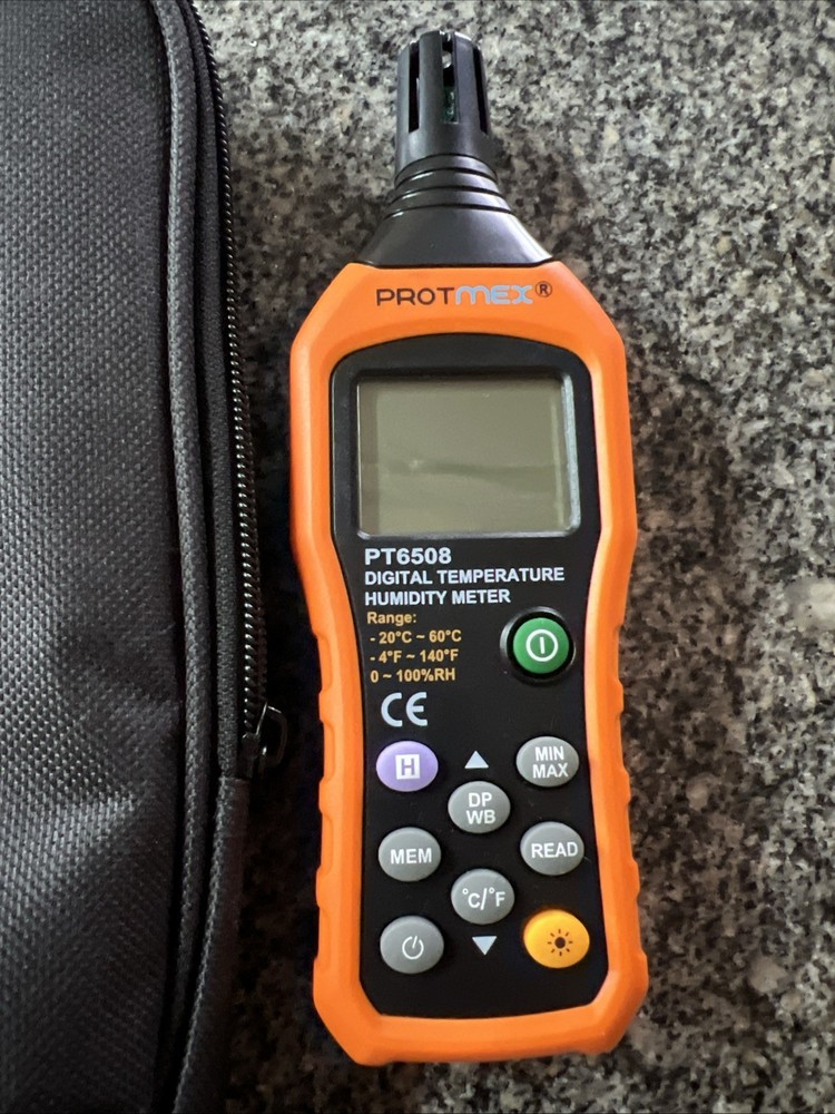 PROTMEX PT6508 Digital Temperature Humidity Meter