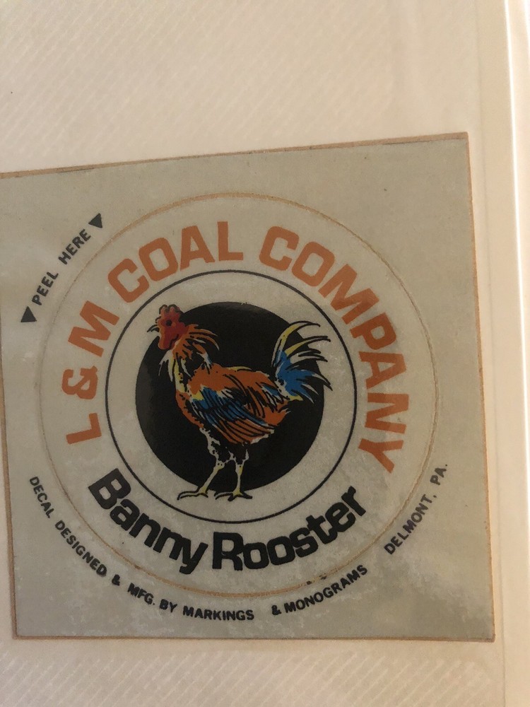 coal mining stickers Nice Older Coal Company