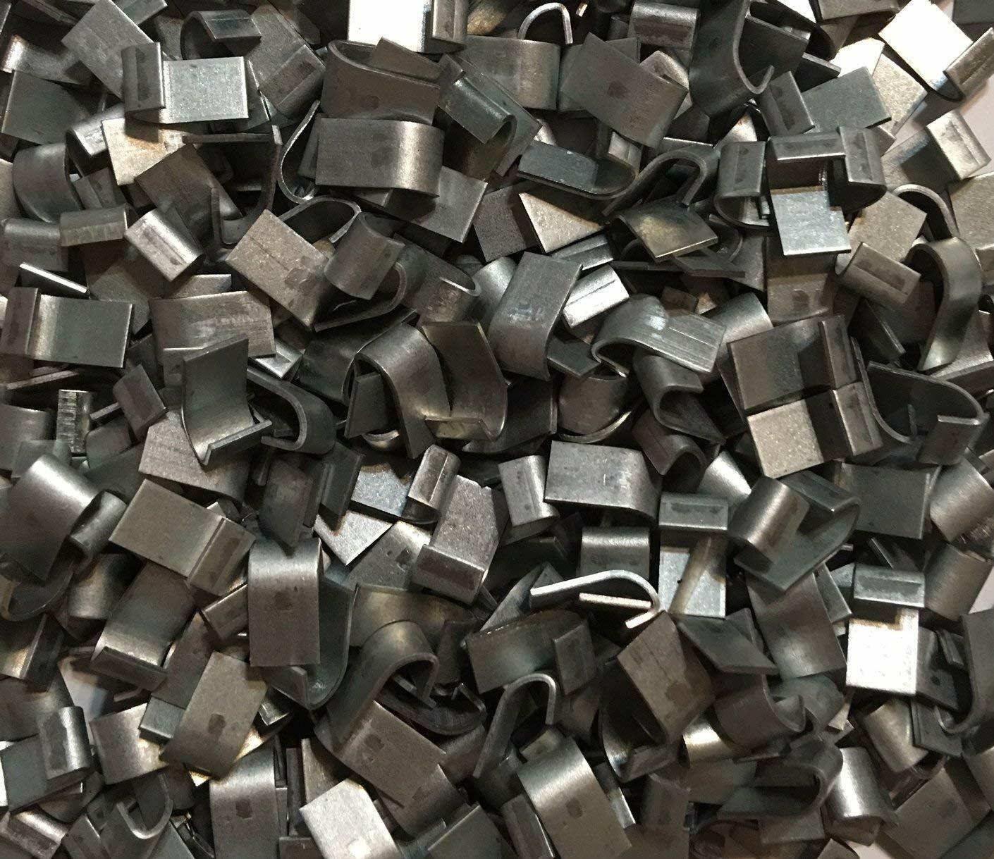 5 Lb.  Galvanized J Clips. Cage Clips for Rabbit, Poultry, Game Bird Cages.