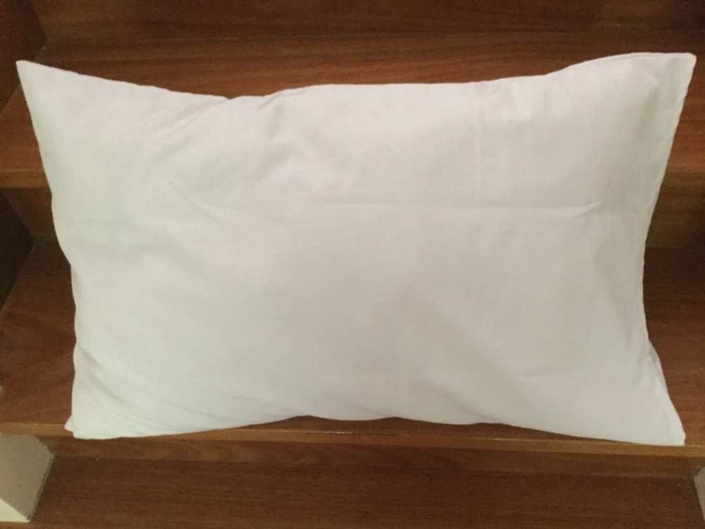 White Embroidered Pillow Case 100% Polyester Pillowcase 48cms x 73cms