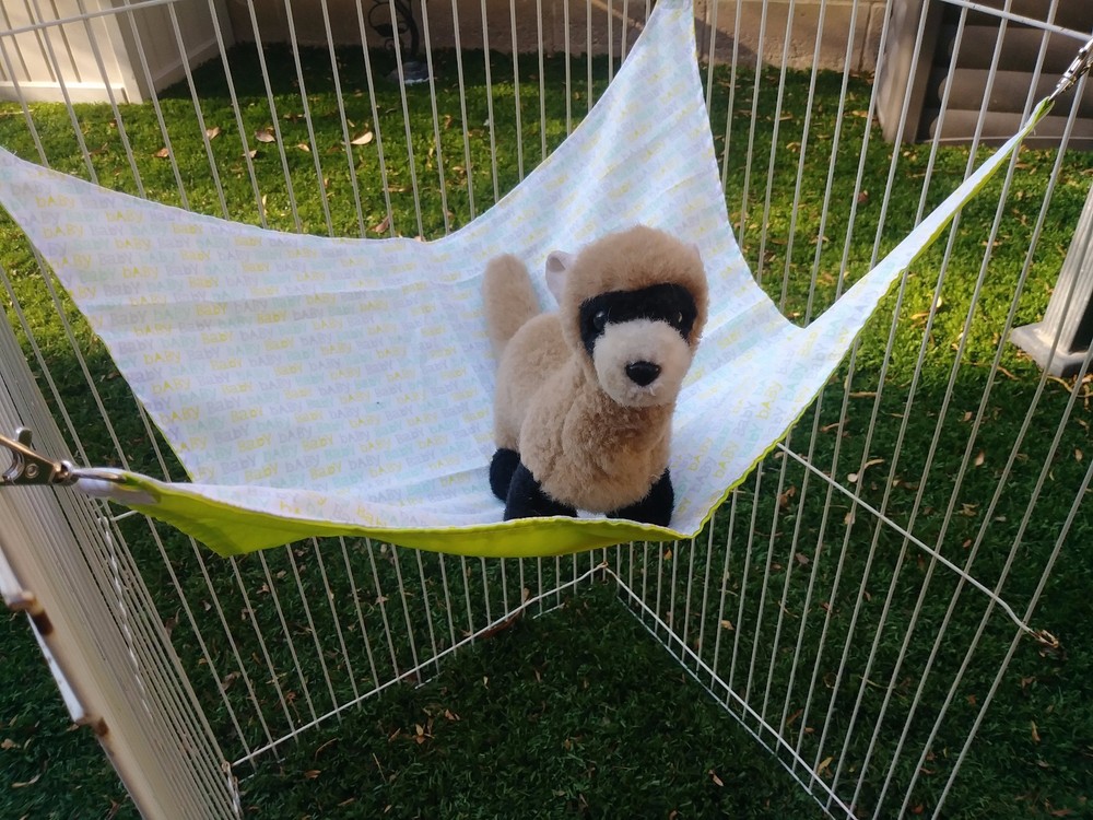Ferret Hammock - Baby Pattern - 13" x 14"
