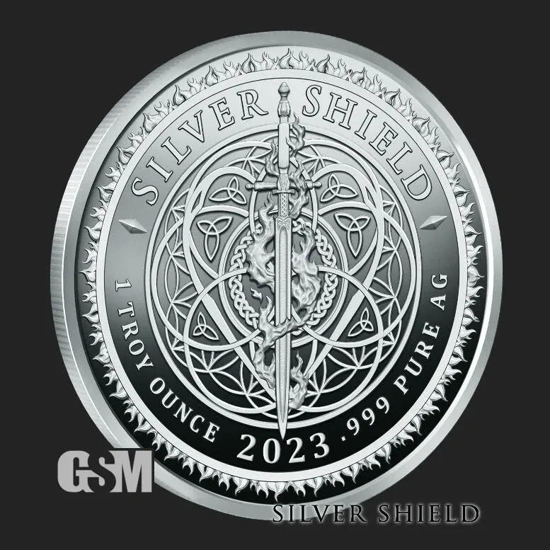 2023 SILVER SHIELD POLE SHIFT 1 OZ SIVER PROOF