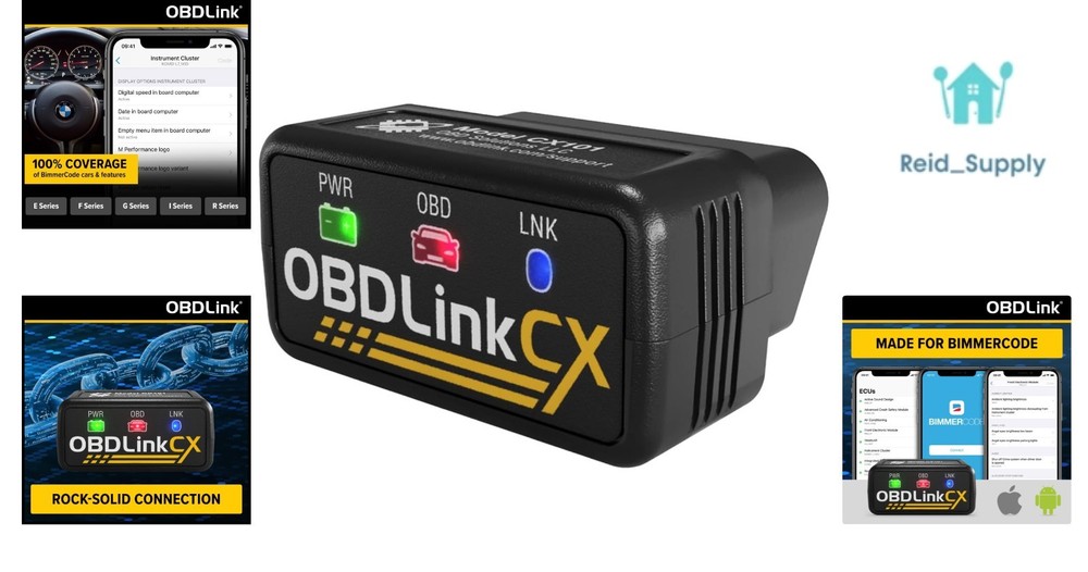 OBDLink CX Bimmercode Bluetooth OBD2 Adapter BMW Mini iOS Android
