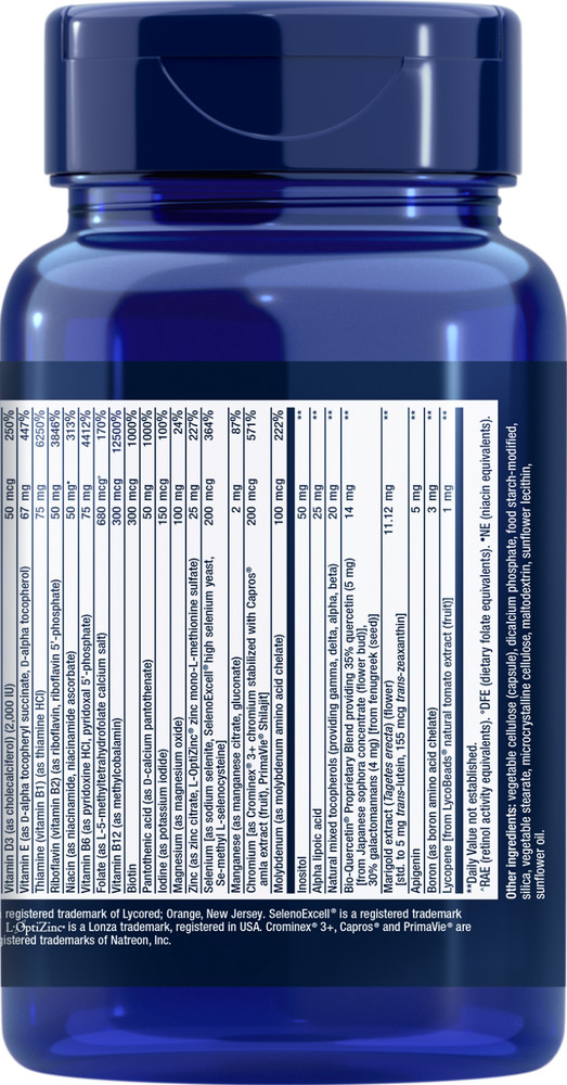 LIFE EXTENSION TWO PER DAY 60 Caps