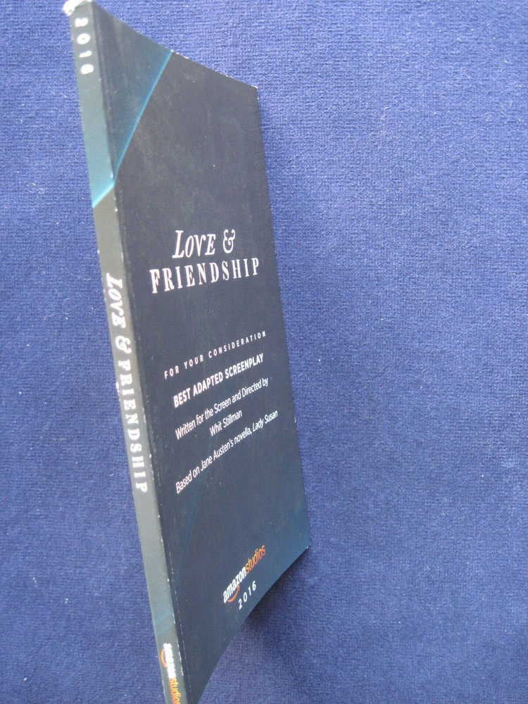 LOVE & FRIENDSHIP - AMPAS - OSCAR CONSIDERATION SCRIPT, 1st Edition