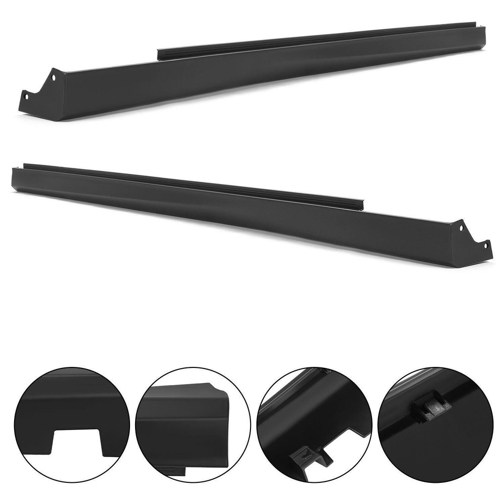 2Pcs Side Rocker Panel Molding Trim For Dodge Charger 2012-2023 1QA50CDMAB