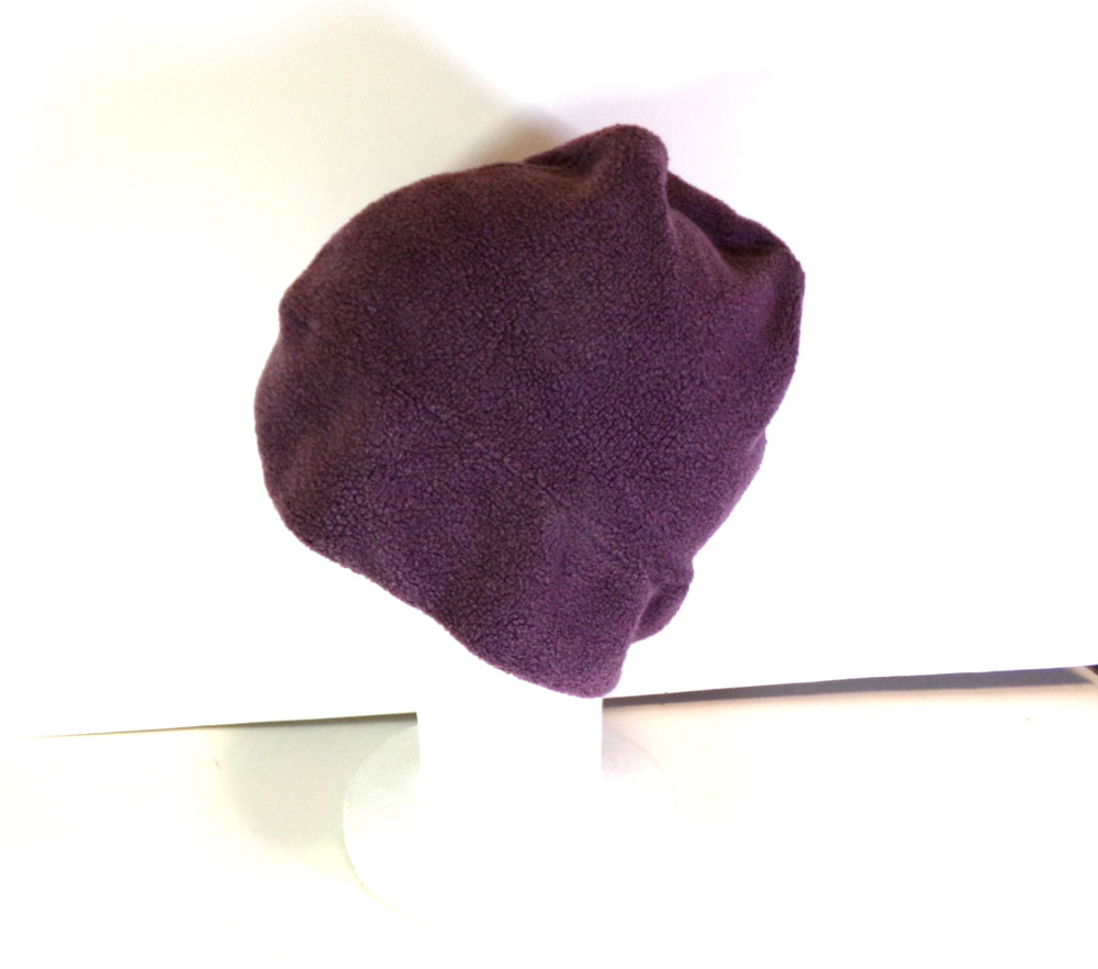 SOLID  LAVENDER   BERBER E FLEECE BEANIE / SKULL CAP  WINTER HAT STRETCHY  h88cr