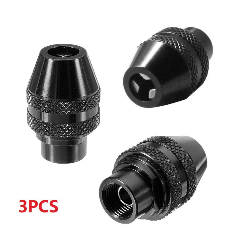 Power Tools Drill Chuck Grinding Chuck 0.8-3.2mm 3pc Keyless Drill Chuck