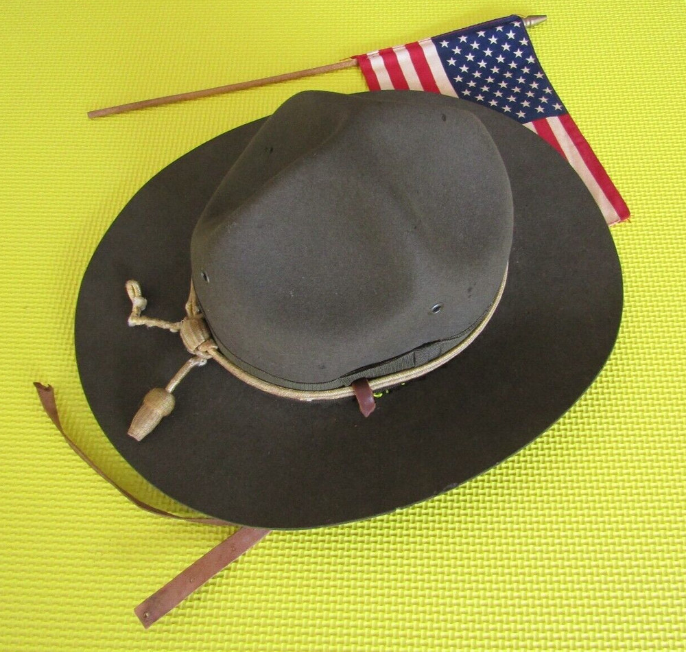 Early WW II U.S. Cavalry Campaign Hat !