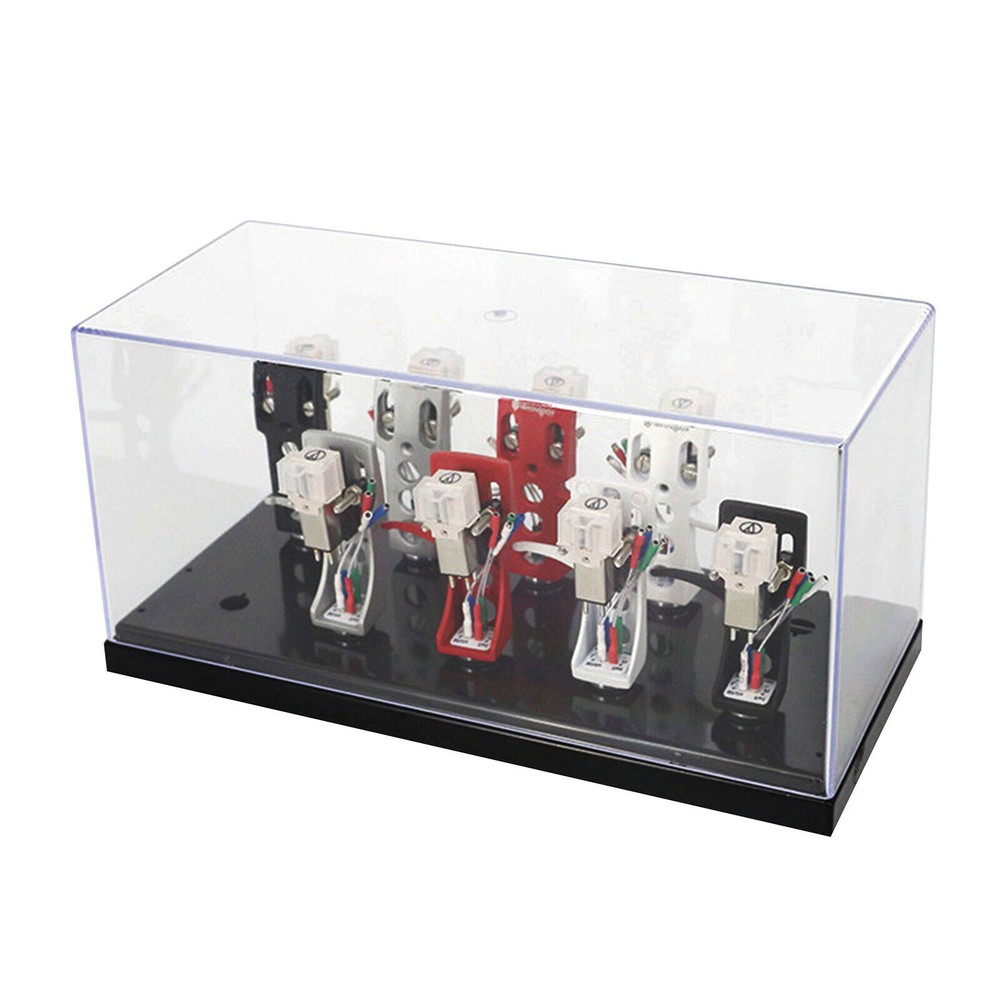 Acrylic Box Turntable Stylus Holder Headshell Cartridge Keeper Phono Shell Case