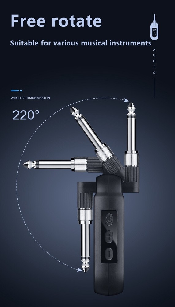 HUF Digital Wireless Guitar/Bass System Digital Transmitter & Receiver Set Plug