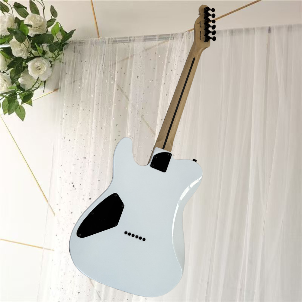 エレキギター、新品、色白黒2色、送料無料、空輸、高品質、音質優美、6弦