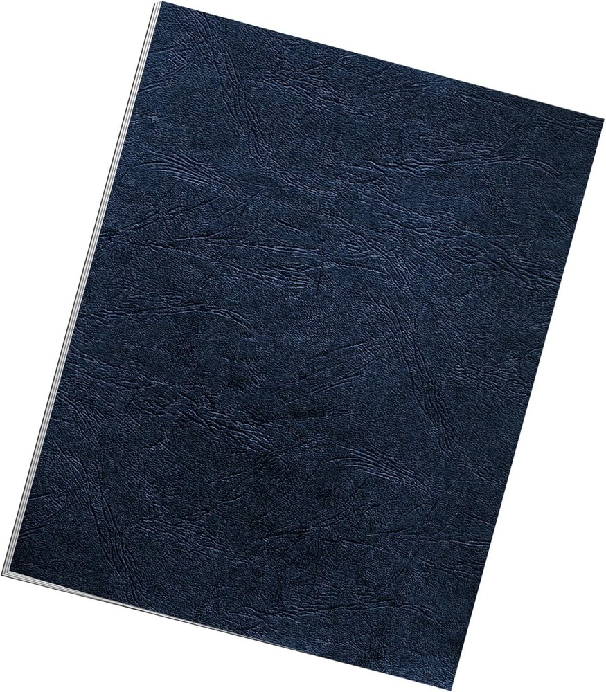 Classic Grain Textured Navy Binding Covers (50-Pack) - Enhance Your Documents