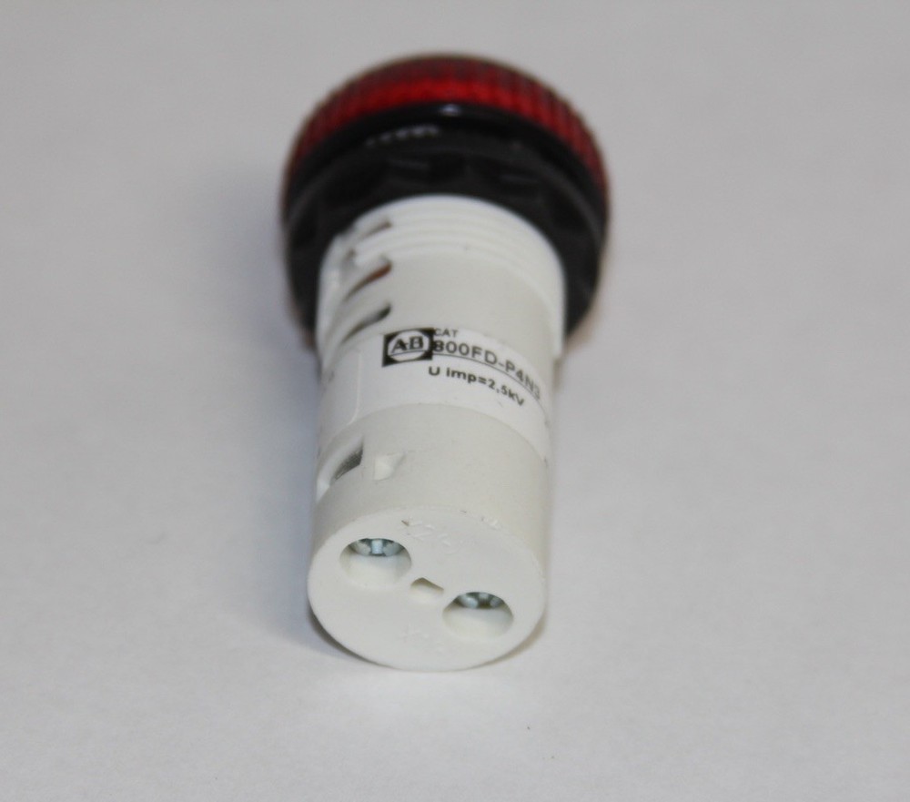 Allen Bradley 800FD-P4N3 24v RED Panel Indicator LED / Lamp