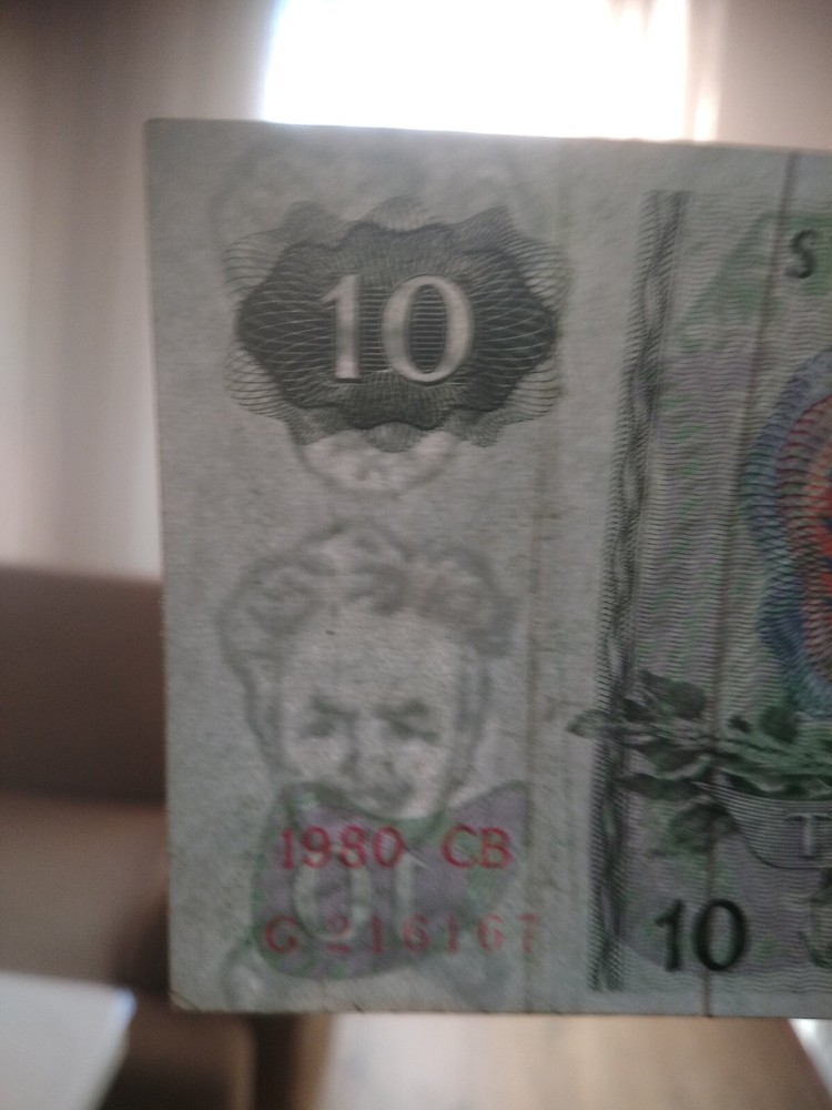 Sweden, 10 Kronor, 1980