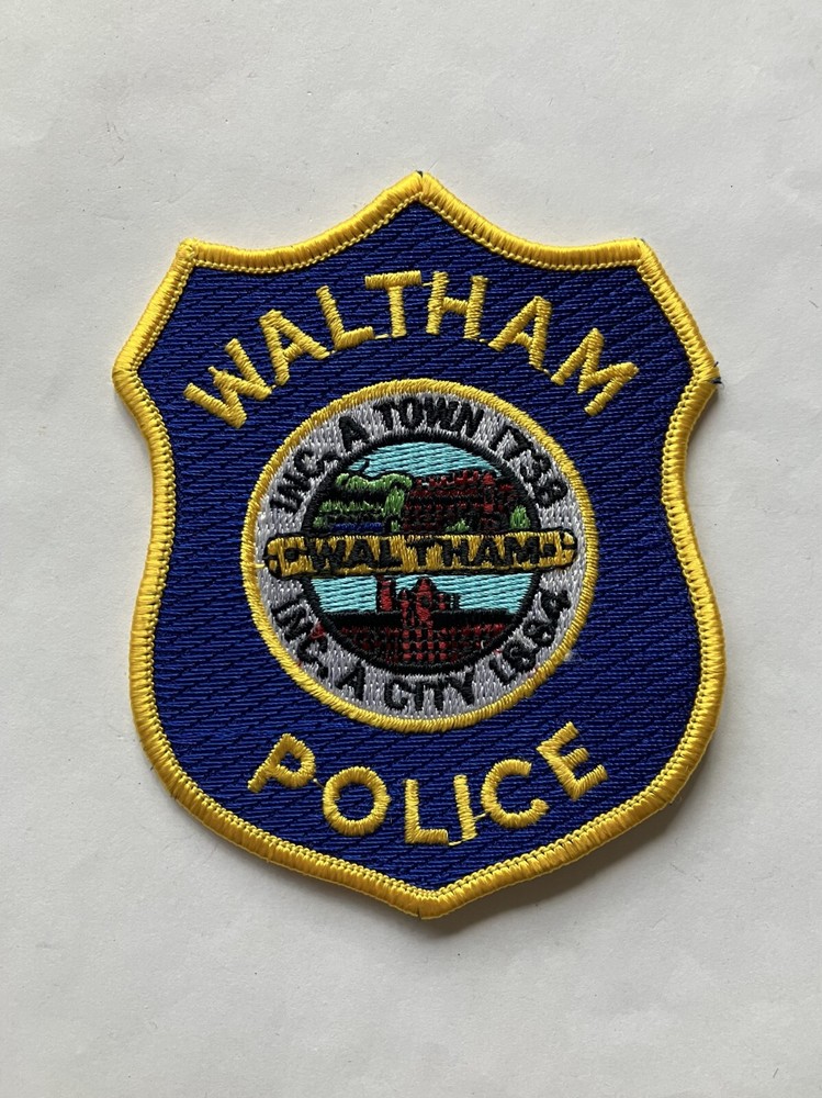 Obsolete Waltham Police patch, Massachusetts