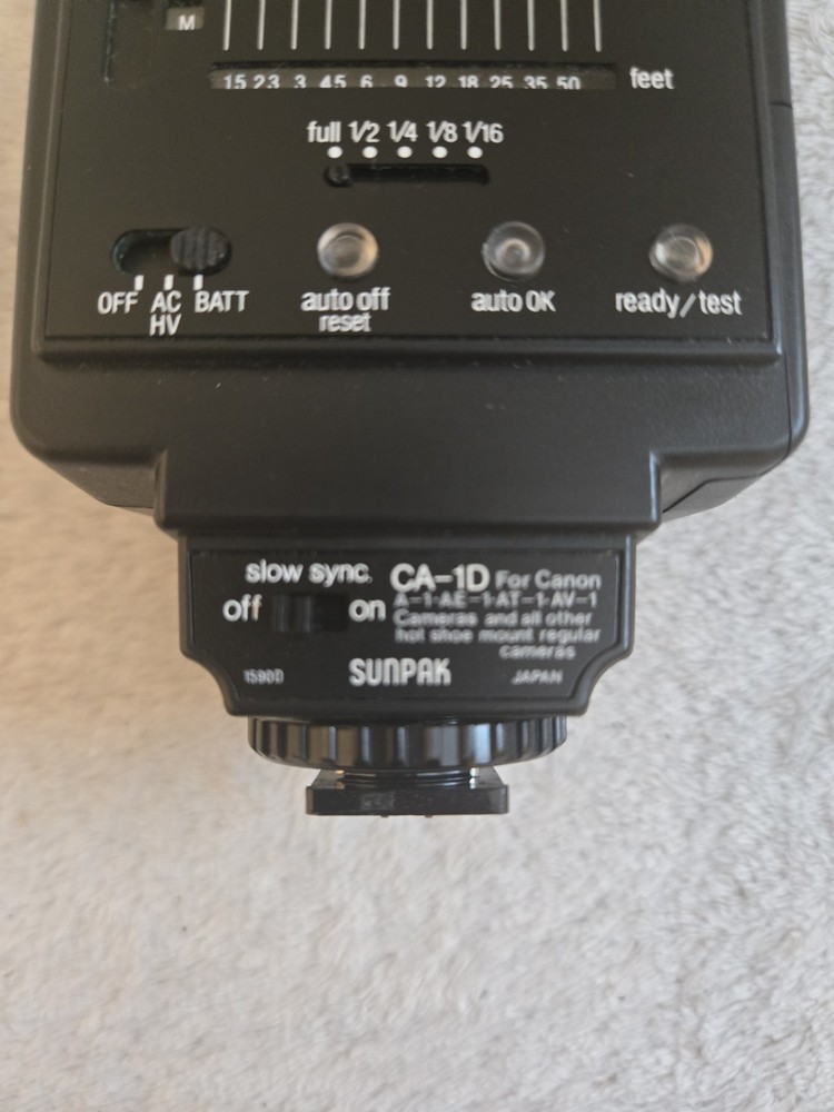 Sunpak Auto 422 D Thyristor Flash Accessory USED-UNTESTED