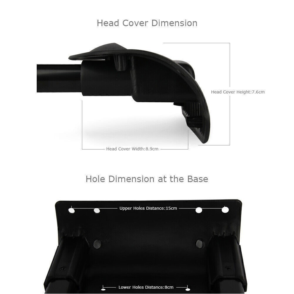 Luggage Handle Replacement Suitcase Telescopic Pull out Spare Part G072 18-28in