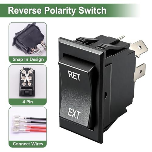 Momentary Polarity Reverse Rocker Toggle Switch Control Motor Up Down Forward