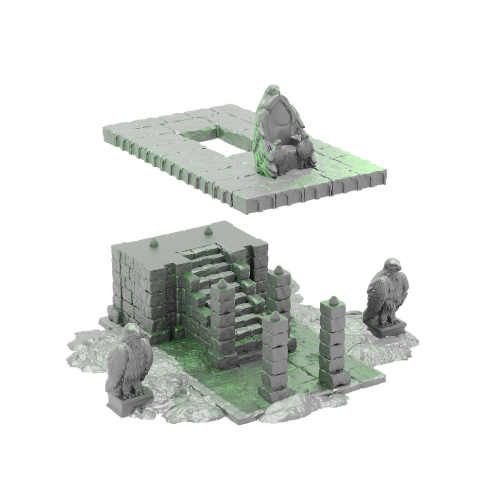 Seeing Seat-Amon Hen Inspired 28mm Tabletop Terrain LOTR Middle Earth MESBG