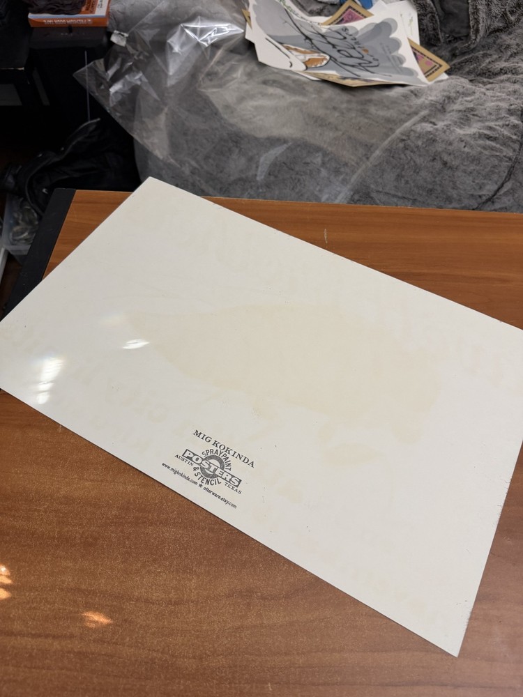 Avett Brothers Poster Hard stock Hand stenciled austin City Limits 22 x 14 rare