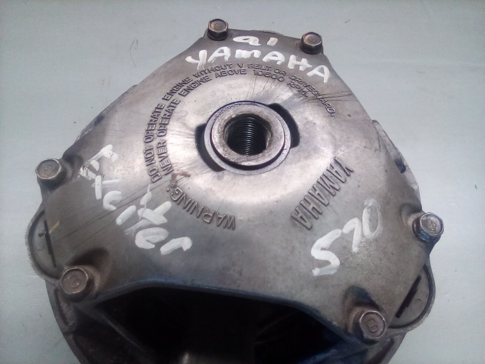 1991 Yamaha Exciter 570 Primary Clutch Engine Drive Pulley Vmax 500 91 92 93 II