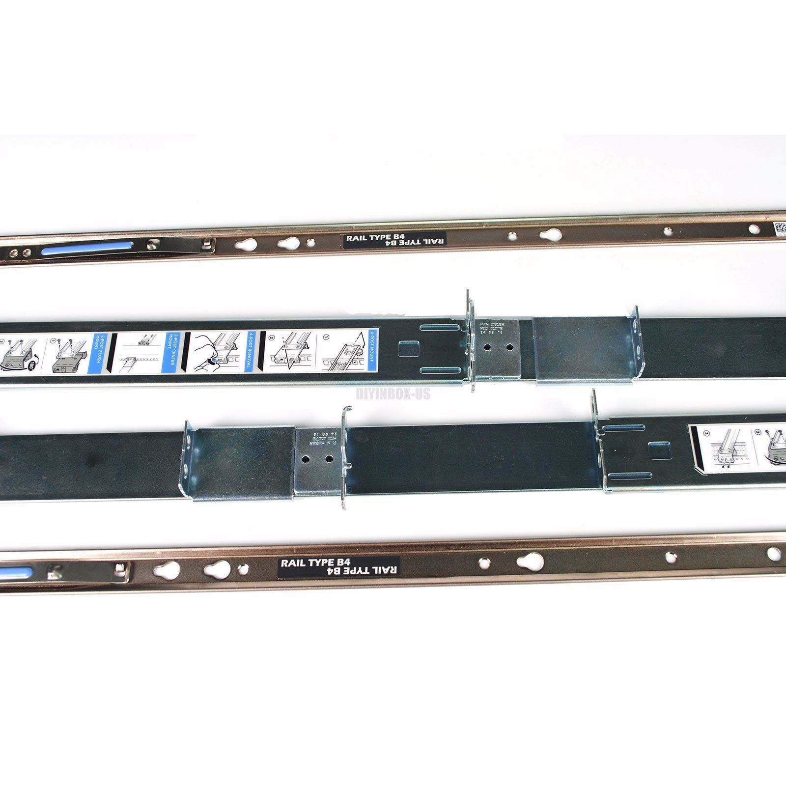 Dell H872R PowerEdge R510 R520 R720 R730 R730xd R540 R740 R740xd Static Rail Kit