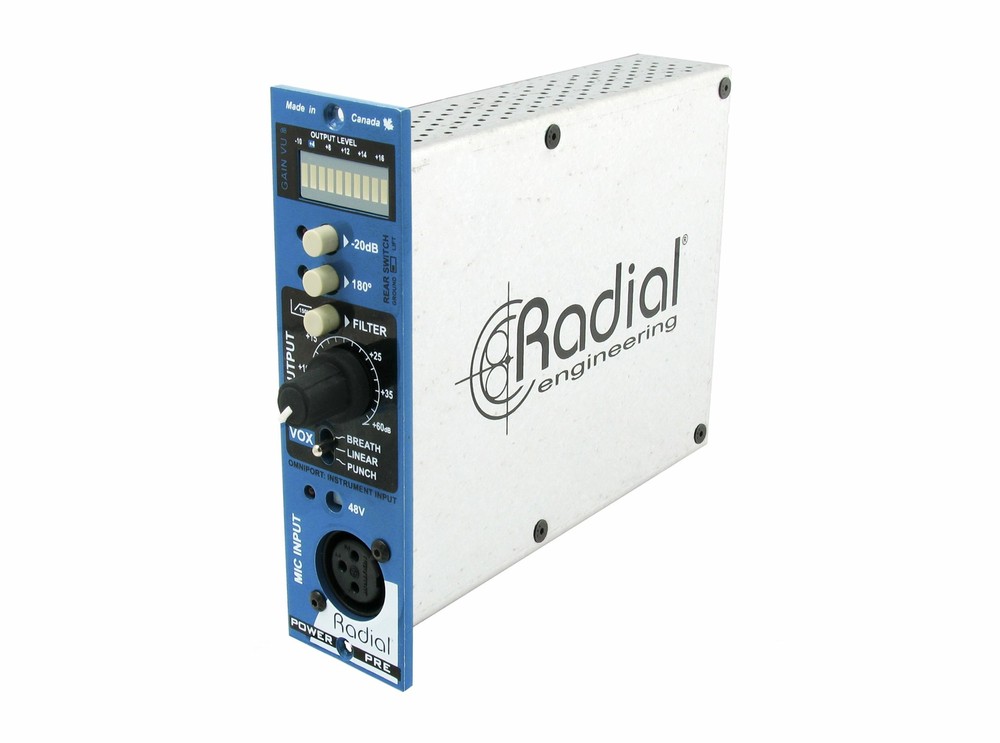Radial Engineering PowerPre Mic Microphone Pre PREAMP - NEW - PERFECT CIRCUIT