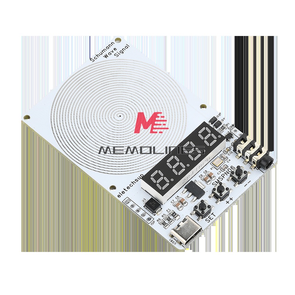 Adjustable 0.01Hz~9999Hz Frequency Schumann Wave Generator 4Bit Digital Display