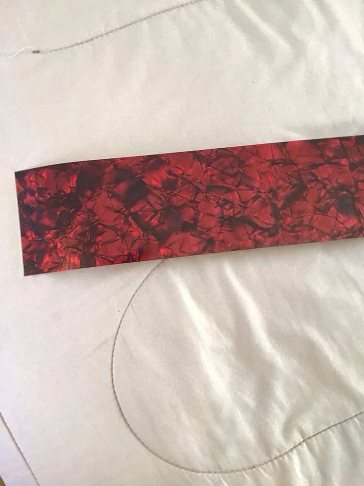 Red Diamond Pearl drum wrap