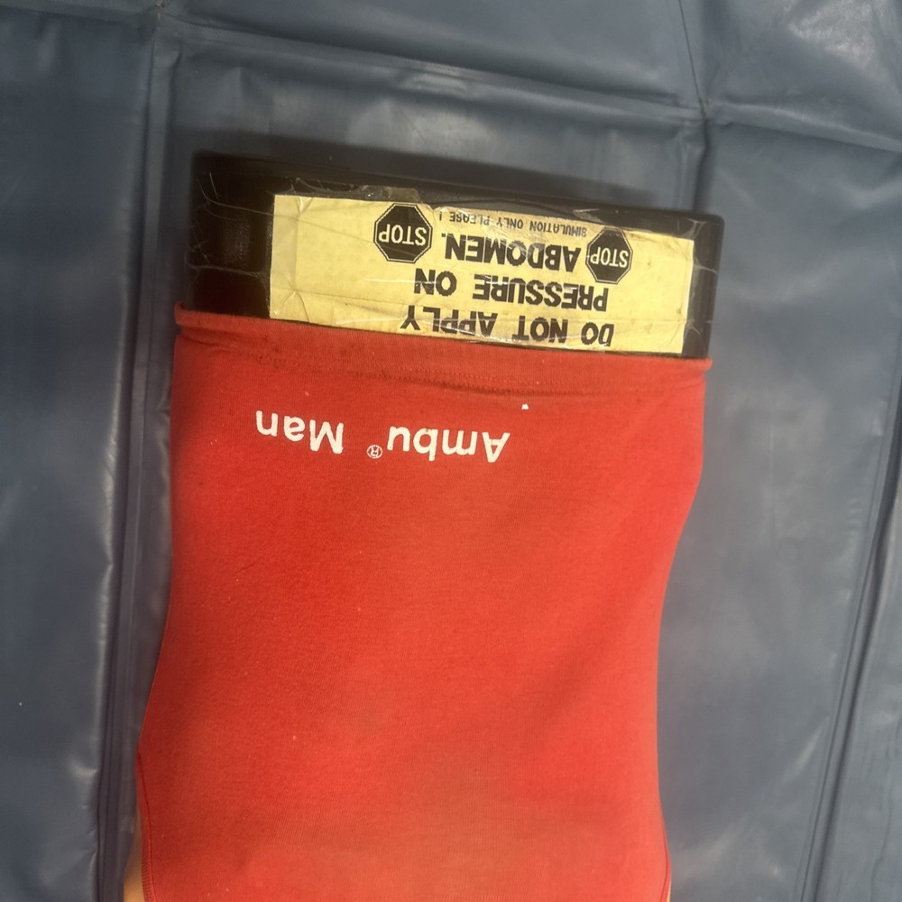 Ambu Man CPR Training Manikin Dummy W/ Case