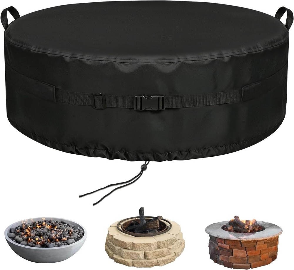 Waterproof Outdoor Firepit Cover 42"
