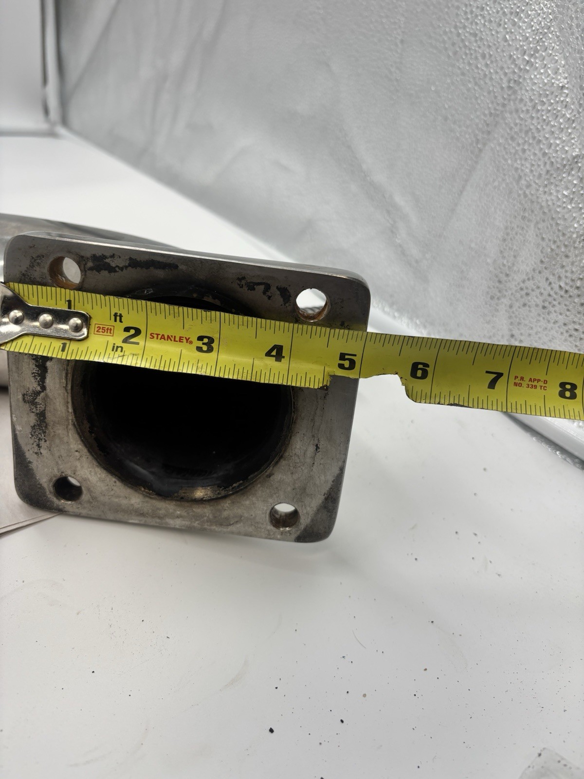 Stainless Exhaust Tail Pipe Risers Set shotgun marine