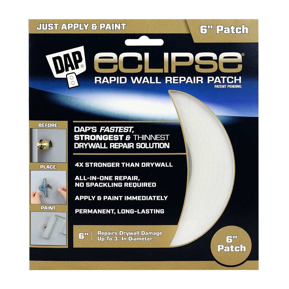 DAP Eclipse Rapid Wall Repair Patch: 2 in. width (White) *4-pack