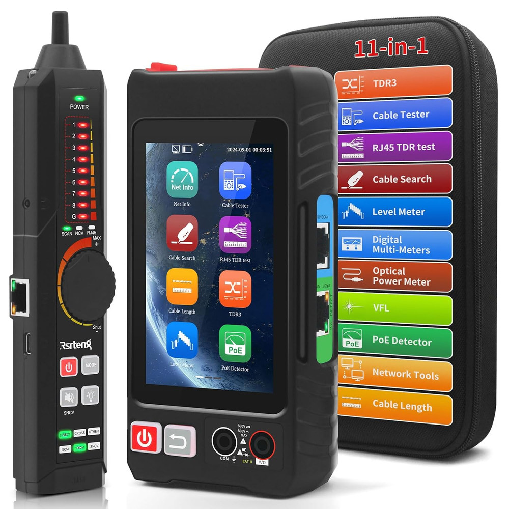 All Features Multifunction Network Caber Tester,Utp Continuity,Cable Tracer,4" I